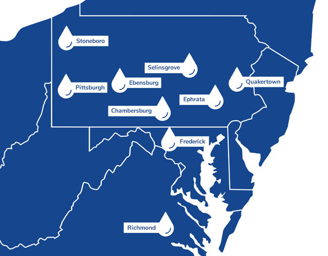 Locations Map Locations Map